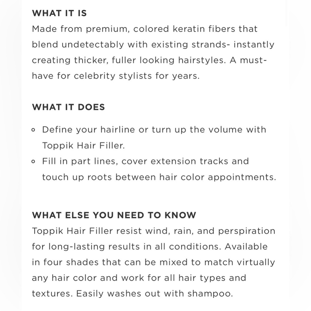 NEW Toppik Hair Filler Volumizing Micro-Fibers in Medium Brown - Picture 8 of 13